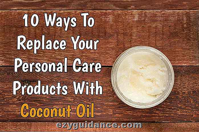 10 sätt att byta ut dina personliga produkter med kokosolja