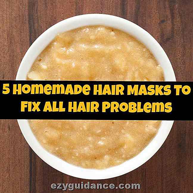 5 maschere per capelli fatte in casa per risolvere tutti i problemi dei capelli