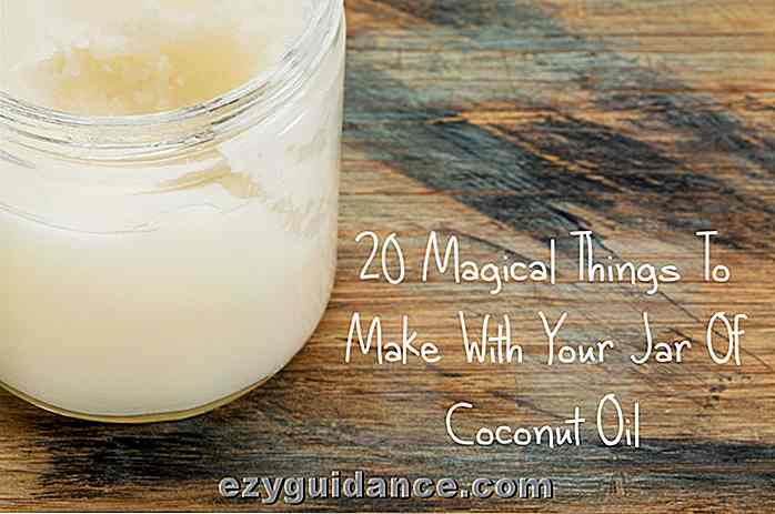 20 Magiska saker att göra med din burk med kokosolja