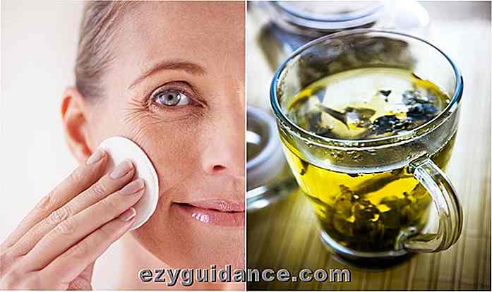 8 grunner til at du bør begynne å sette grønn te på ansiktet + oppskrifter!