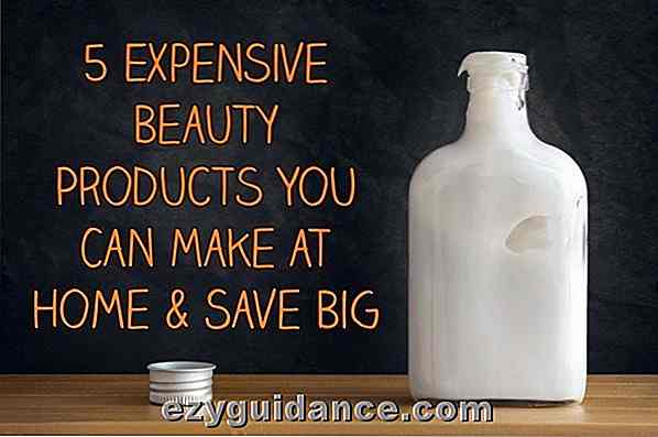 5 Dyra skönhetsprodukter du kan göra hemma och spara stora