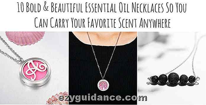 10 Bold & Beautiful Essential Oil Necklaces Så du kan bära din favorit doft någonstans