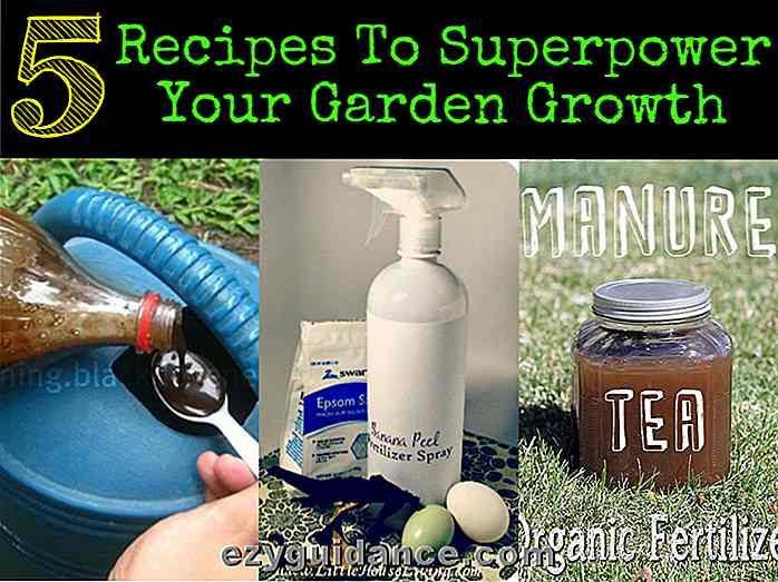 5 Recept för att Superpower Din Garden Growth