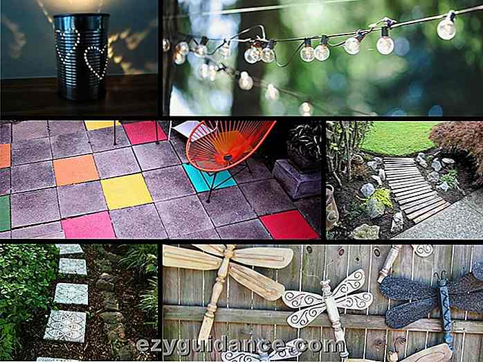 32 Genius-idéer för att försköna din trädgård med en budget