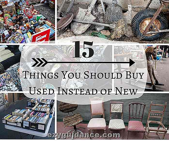 15 ting du bør kjøpe brukt i stedet for nye