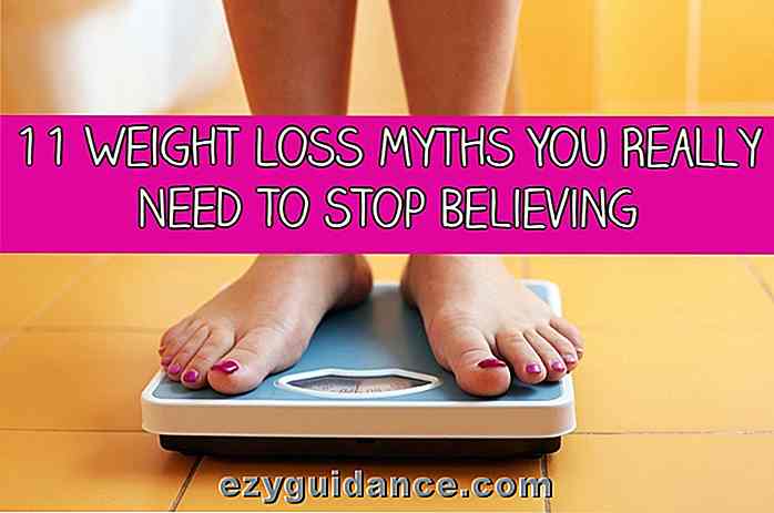 11 miti per perdere peso hai davvero bisogno di smettere di credere