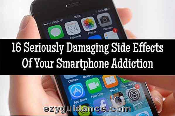 16 alvorlig skadelige bivirkninger av smarttelefonavhengigheten