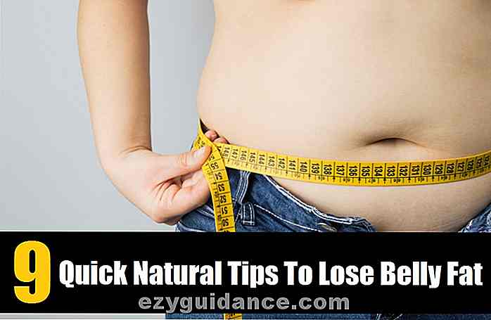 9 Snabba naturliga tips för att förlora magefett