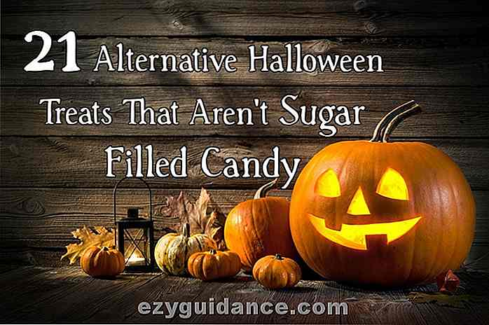 21 Alternative Halloween-behandler som ikke er sukker-fylt godteri