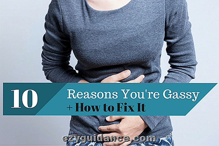 10 grunner du er gassy + hvordan å fikse det