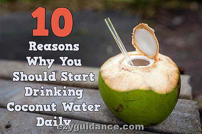 10 skäl till att du bör börja dricka kokosnöt vatten dagligen