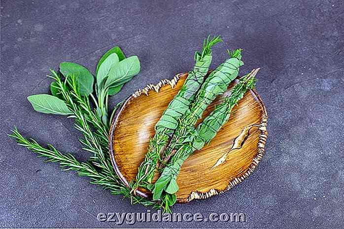 Hvordan lage luftrensing Rosemary & Sage Smudge Sticks