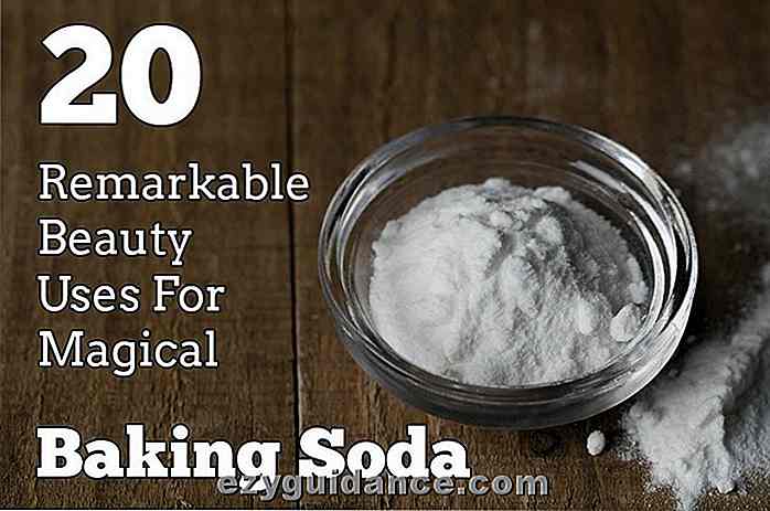 20 usos notables de belleza para bicarbonato de sodio mágico