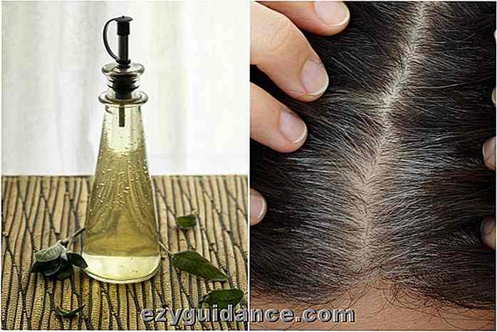 Wie man einen Salbei-Essig spült, um graue Haare zu verdunkeln