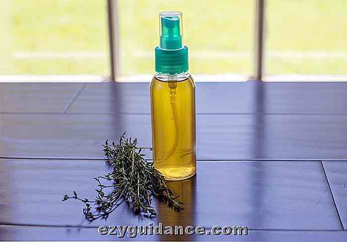 Spray de tomillo casero para estimular el crecimiento del cabello y vencer la caspa