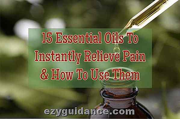 15 ätherische Öle zur sofortigen Linderung von Schmerzen und wie man sie verwendet