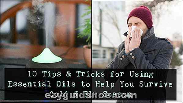 10 consigli e suggerimenti per l'utilizzo di oli essenziali per combattere il raffreddore e l'influenza