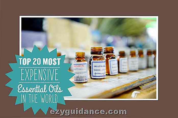 Top 20 des huiles essentielles les plus chères au monde