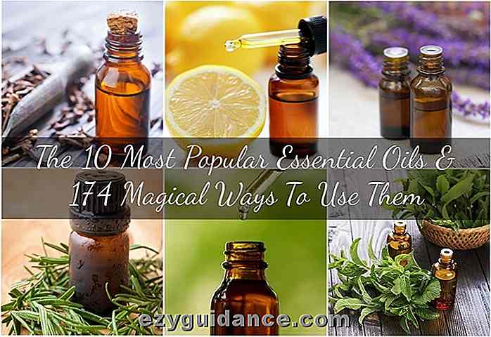 Los 10 aceites esenciales más populares y 174 formas mágicas para usarlos
