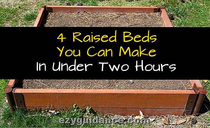4 camas elevadas fáciles que puedes hacer en menos de dos horas