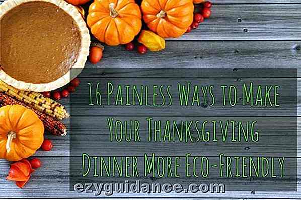 16 schmerzlose Möglichkeiten, um Ihr Thanksgiving Dinner Eco-Friendly