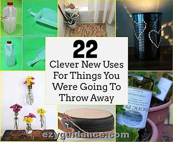 22 nuevos usos inteligentes para las cosas que ibas a tirar