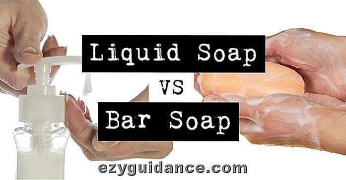 Savon de barre vs savon liquide - Quel est le meilleur?