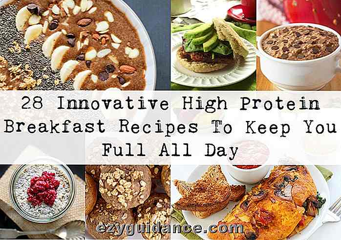 28 innovadoras recetas de desayuno con alto contenido de proteínas para mantenerte completo todo el día