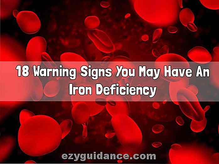 18 Señales de advertencia Puede tener una deficiencia de hierro