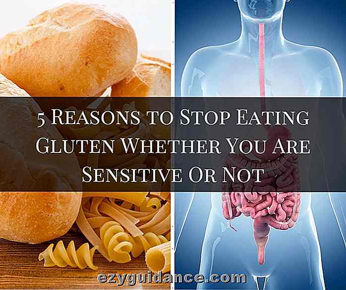 5 Gründe, aufzuhören, Gluten zu essen, ob Sie empfindlich sind oder nicht