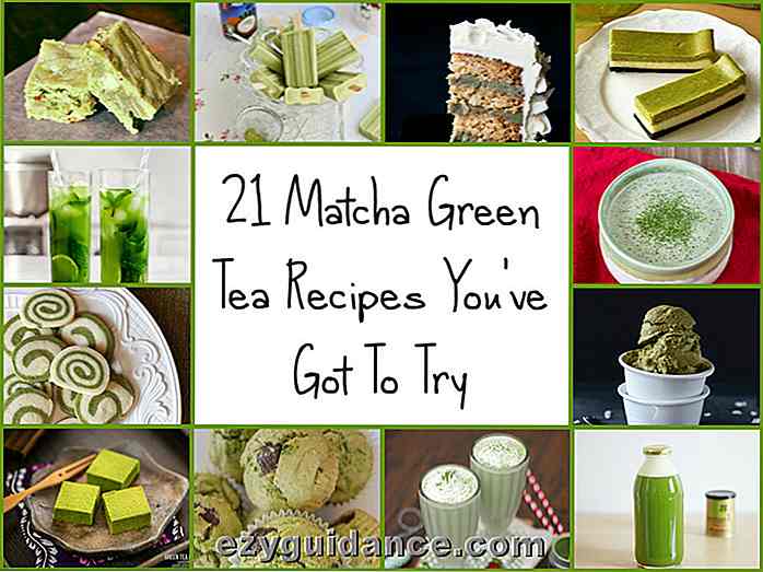 21 recetas de té verde Matcha Tienes que probar
