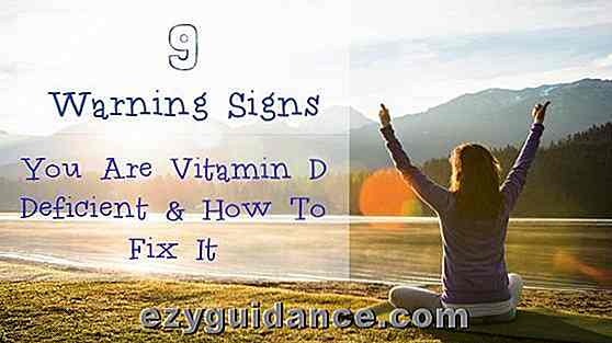 9 Warnzeichen Sie sind Vitamin D-Mangel und wie Sie es beheben