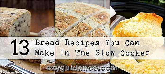 13 recetas de pan que puedes preparar en la olla de cocción lenta