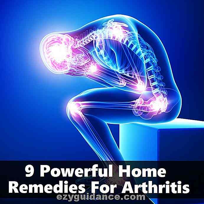 9 potenti rimedi domestici per l'artrite