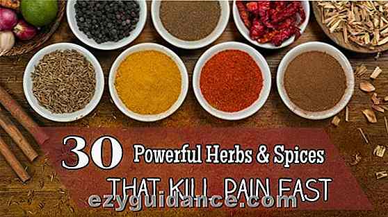 30 erbe e spezie potenti che uccidono rapidamente il dolore