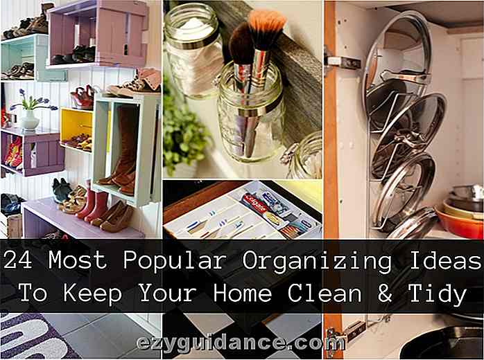 24 ideas organizativas más populares para mantener su hogar limpio y ordenado