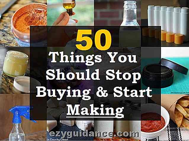 50 cosas que debe dejar de comprar y comenzar a hacer