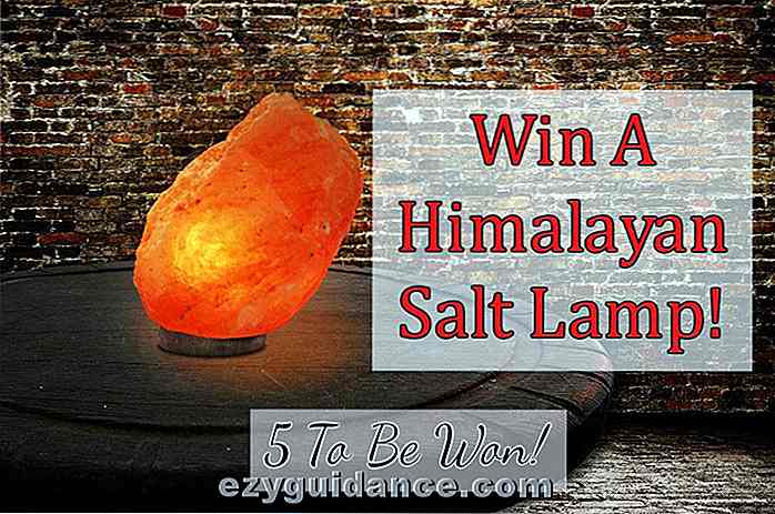 GIVEAWAY: ¡Gana una lámpara de sal rosada del Himalaya - 5 para ganar!