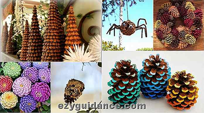15 schöne Pine Cone Crafts, um atemberaubende Inneneinrichtungen zu machen